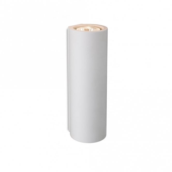 WELLS 2 Light Plaster Wall Light, White