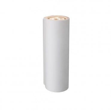 WELLS 2 Light Plaster Wall Light, White