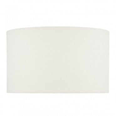 WHITE Linen Table Lamp Shade For 21 x 37cm