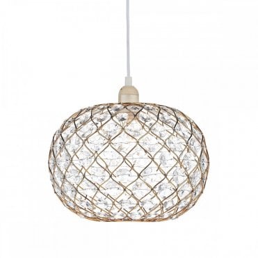 WISE Juanita Ceiling Shade Gold Small