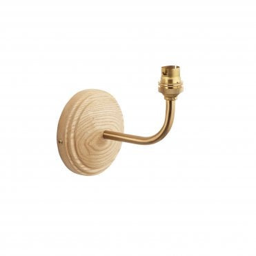 Wood Arc Wall Light - Natural Ash (Bracket Only)