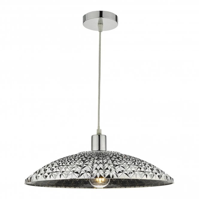 YATIMA Easy Fit Ceiling Shade Shiny Smoke Faceted Sparkle