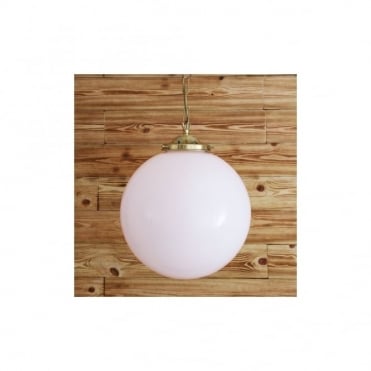 YEREVAN - 30Cm Globe Ceiling Pendant Light In Polished Brass