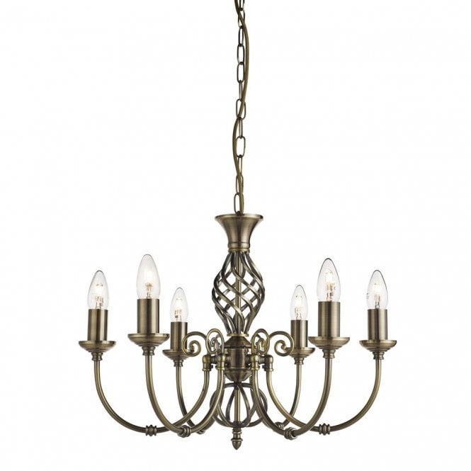 ZANZIBAR 6 LIGHT CHANDELIER