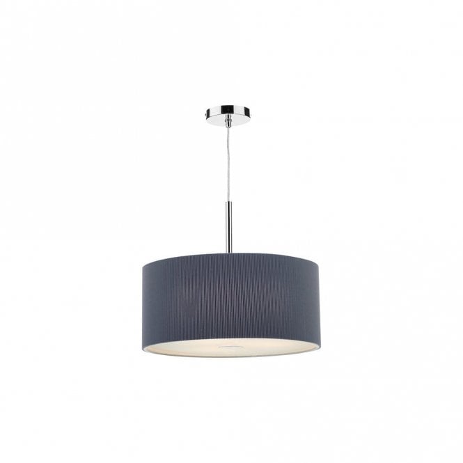ZARAGOZA - Medium 3 Light Grey Ceiling Pendant (60Cms)