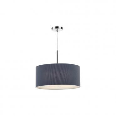 ZARAGOZA - Medium 3 Light Grey Ceiling Pendant (60Cms)