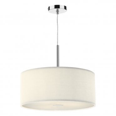 ZARAGOZA - Medium Cream Ceiling Pendant Light Shade (60Cms)