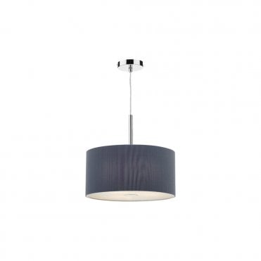 ZARAGOZA - Small 3 Light Grey Ceiling Pendant (40Cms)