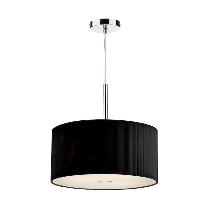ZARAGOZA - Small Black Ceiling Shade For High Ceilings (40Cms)