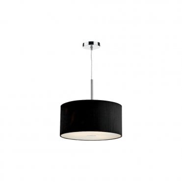 ZARAGOZA - Small Black Ceiling Shade For High Ceilings (40Cms)