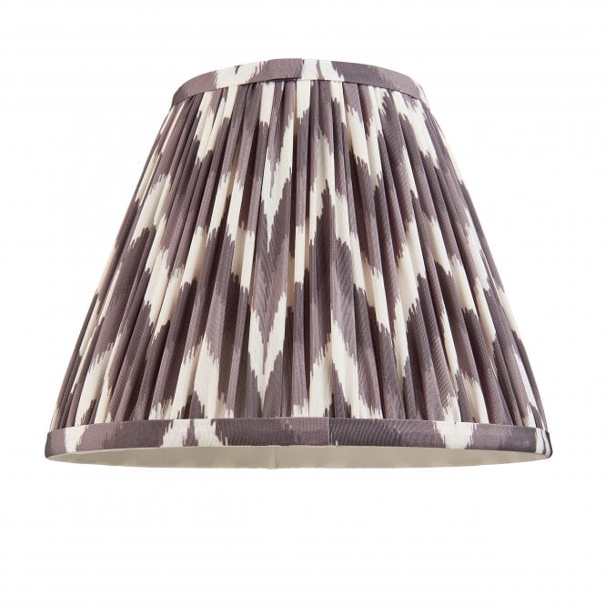 Zigzag 25cm Tapered Shade - Pearl Grey