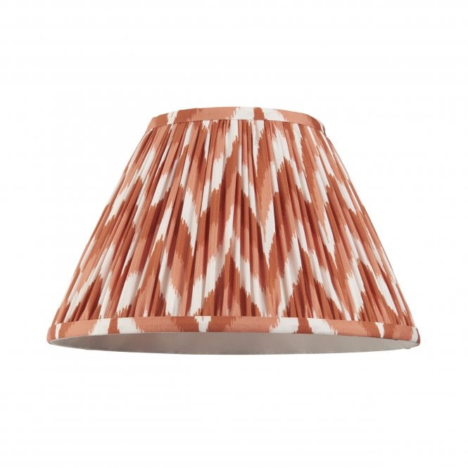Zigzag 30cm Tapered Shade - Apricot Orange