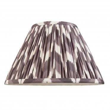 Zigzag 30cm Tapered Shade - Pearl Grey