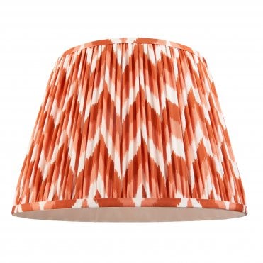 orange zigzag pattern lampshade