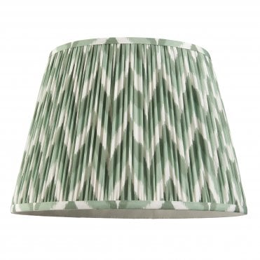 green zigzag pattern lampshade