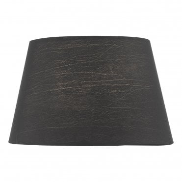 Black Faux Silk Candle Clip Shade 18cm