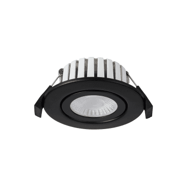 matt black adjustable recessed downlight